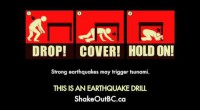 We participated in the The Great British Columbia Shakeout on October 15 @ 10:15.  Does your family have an emergency plan?  Find great resources at:  http://www.shakeoutbc.ca/    