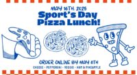 Pizza Day is on Friday, May 16th! Sports Day! We are encouraging all orders to be made online through Munchalunch. If you are unable to order online please contact the […]